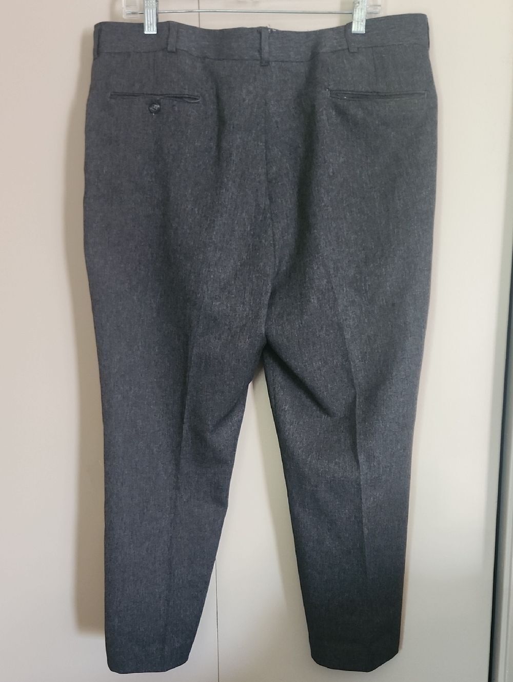 Men's Charcoal Grey dress Pants Flex waist Business or formal Occasions 36x29